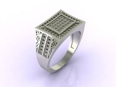 Gents Ring - Mens Ring STL READY FILES  Jewelry Rings For Men