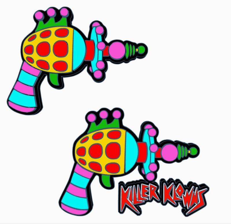 2x KILLER KLOWNS (CANDY COTTON GUN EDITION) Logo Display by MANIACMANCAVE3D
