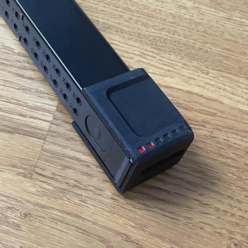 Base plate for GBB Glock Airsoft replica ( extended style)
