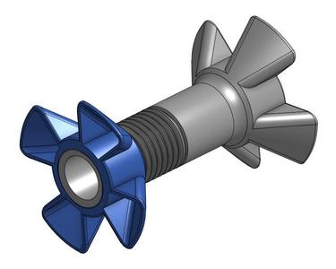 Adjustable Spool Spindle (ASS) for 21.5mm Plumbing Pipe