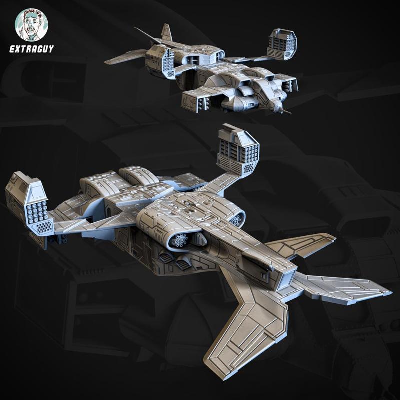 Dropship 15mm 3D Printable