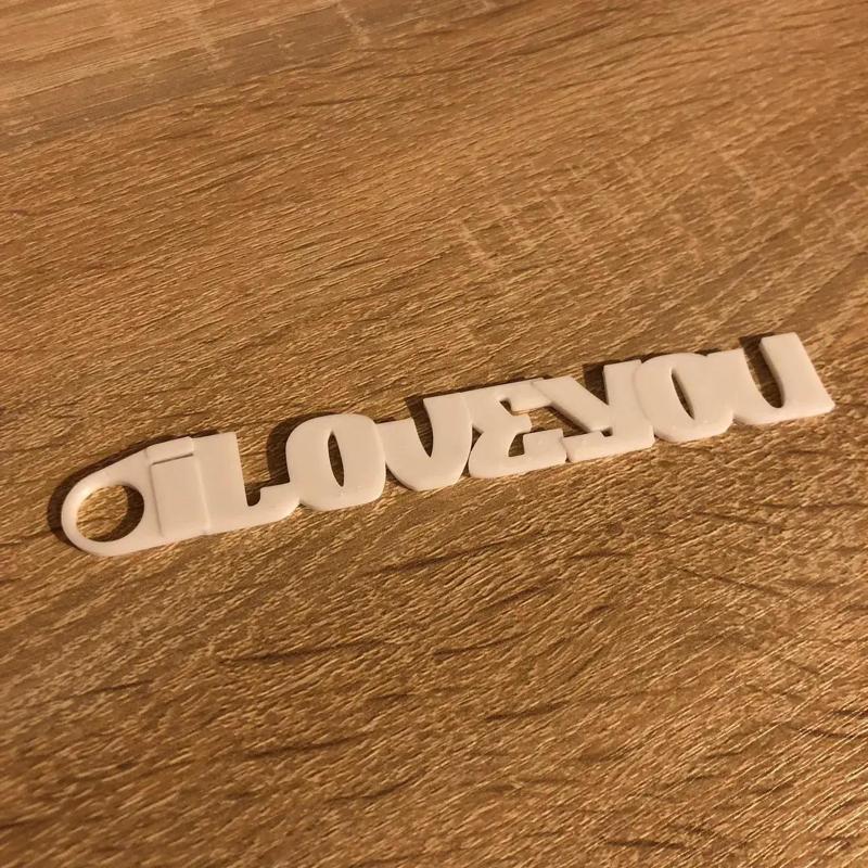 I LOVE YOU Keychain