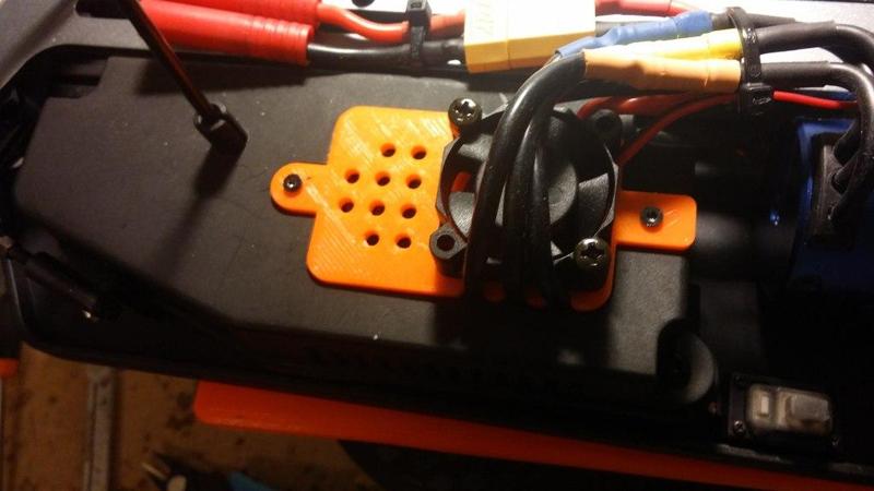 Cover ESC whit fan for RATTLER Hobbyking