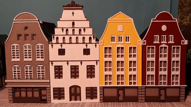 City houses in H0 / HO