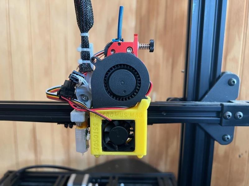 Micromus Mag 305015s Ender 3 Hotend Cooler (Minimus inspired)