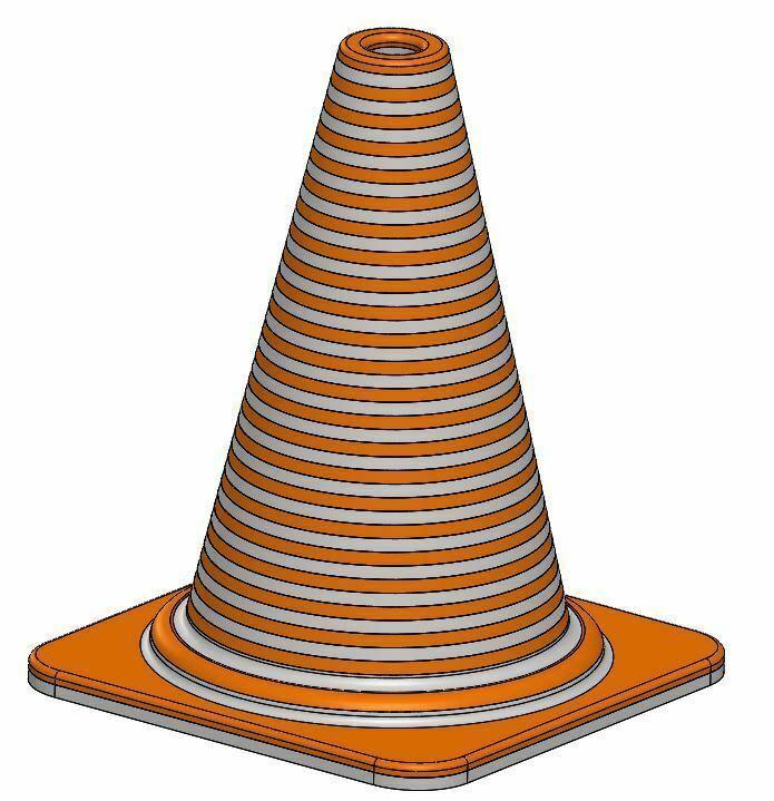 Dual Color Cone 1mm pitch