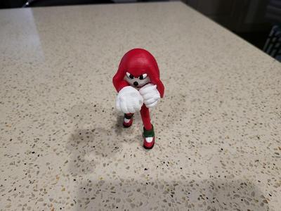 Inspired by Knuckles the Echidna from Sonic the Hedgehog