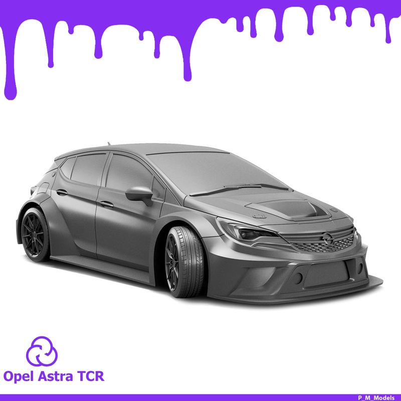 Opel Astra TCR 2016 printable