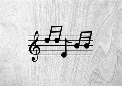 music pentagram musical notes wall decoration wall art realistic art