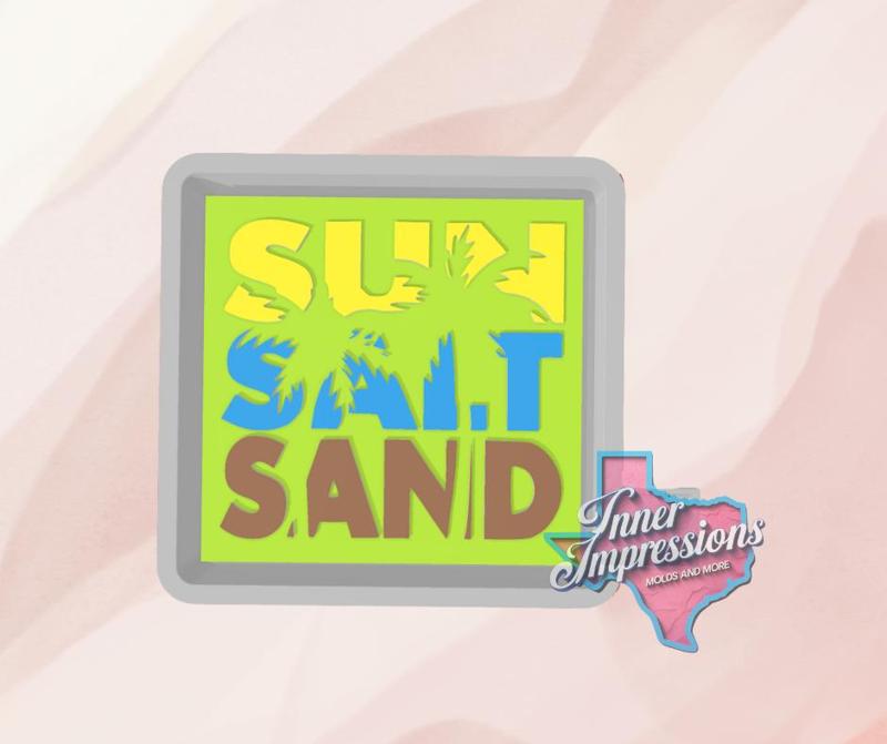 Sun Salt Sand Freshie Mold