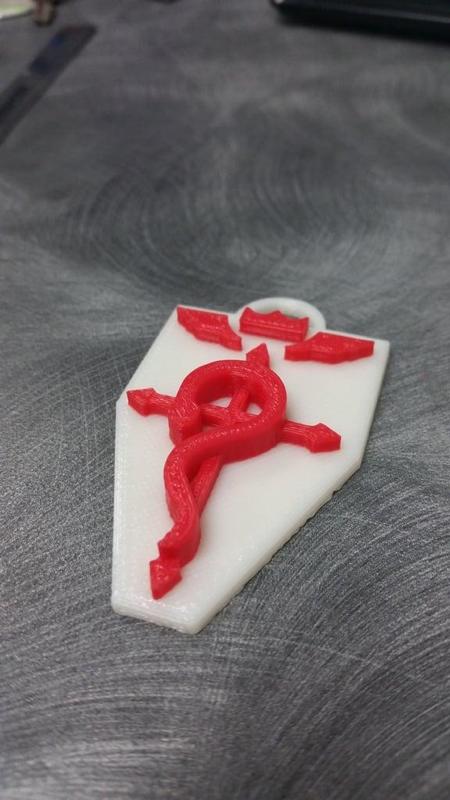 Fullmetal Alchemist logo keychain