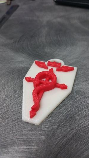 Fullmetal Alchemist logo keychain