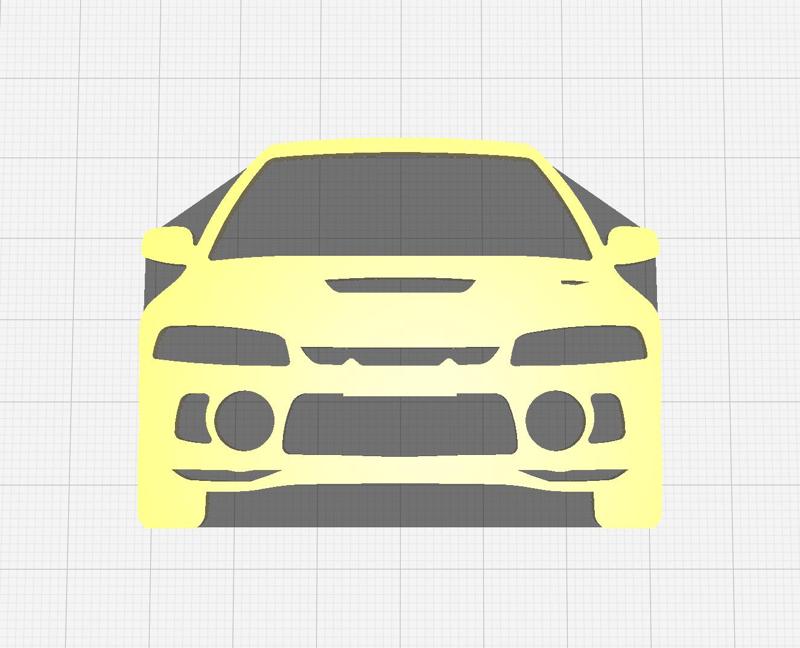 Mitsubishi Lancer EVO IV key holder