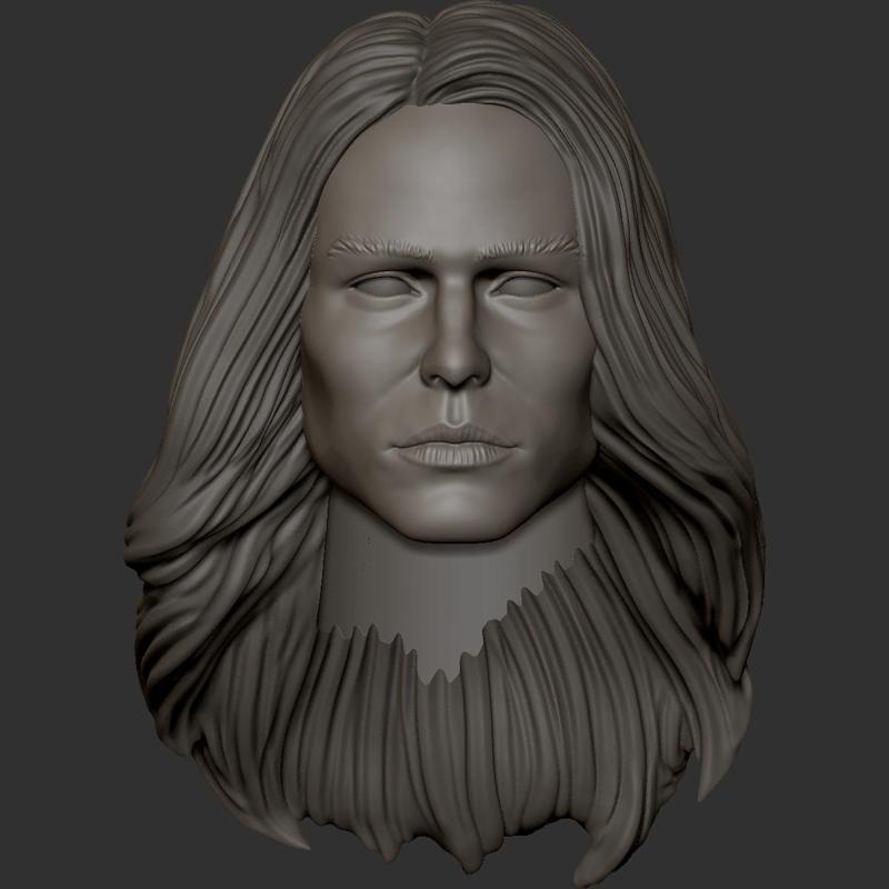 Elektra Jennifer Garner action figure head