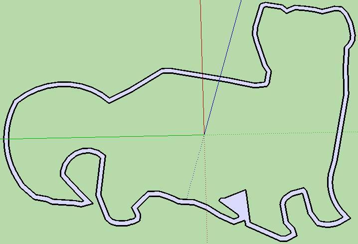 Soft-Pawed Albino Stoat of Southern Wales Cookie Cutter