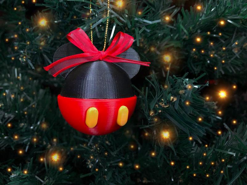 Mickey Christmas balls