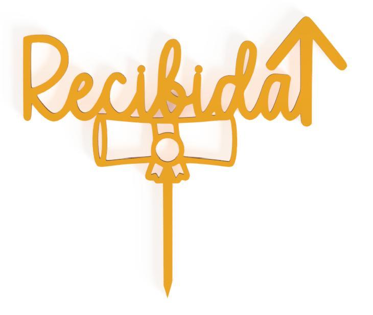 RECIBIDA 1 CAKE TOPPER