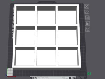 3x3 Display Stand