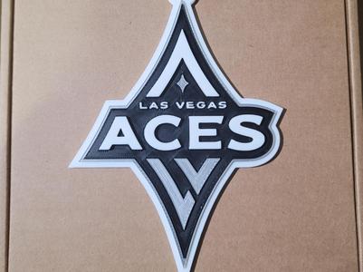 LAS VEGAS ACES 3D Logo 180mm Series