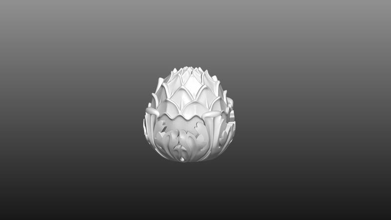 Baluster top cap 3D