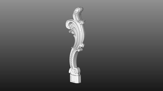 furniture leg 3D cnc