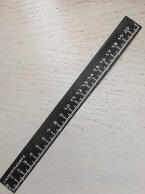 paper thin 21cm ruler