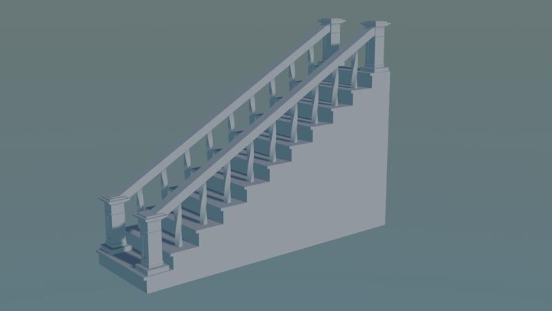 3D Staircase STL