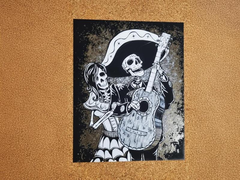 Mariachi & Catrina – Mexican Skull Art