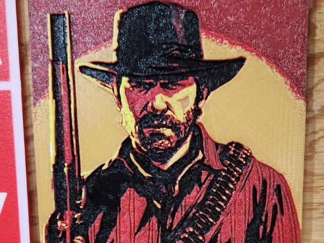 Red Dead Redemption Hueforge Gamer Decor