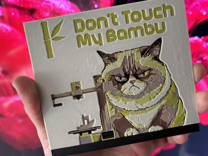 Don t touch my bambu