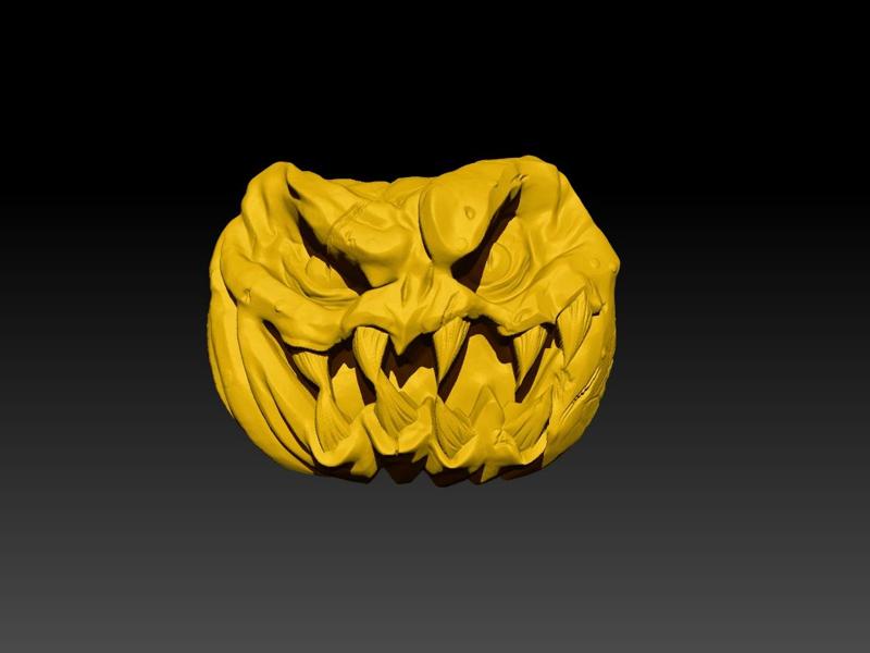 Horror Pumpkin  - MOLD BATH BOMB, SOLID SHAMPOO