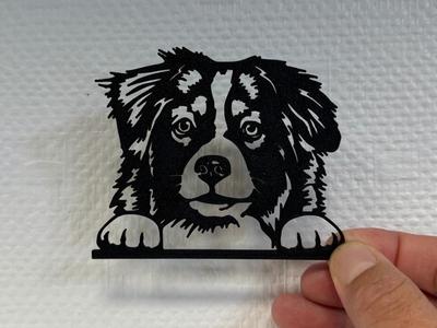 Decor puppy Australian shepherd