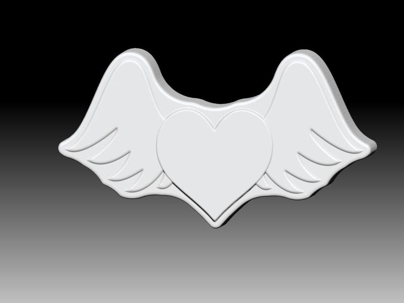 HEART WITH WINGS SOLID SHAMPOO AND MOLD FOR SOAP PUMP