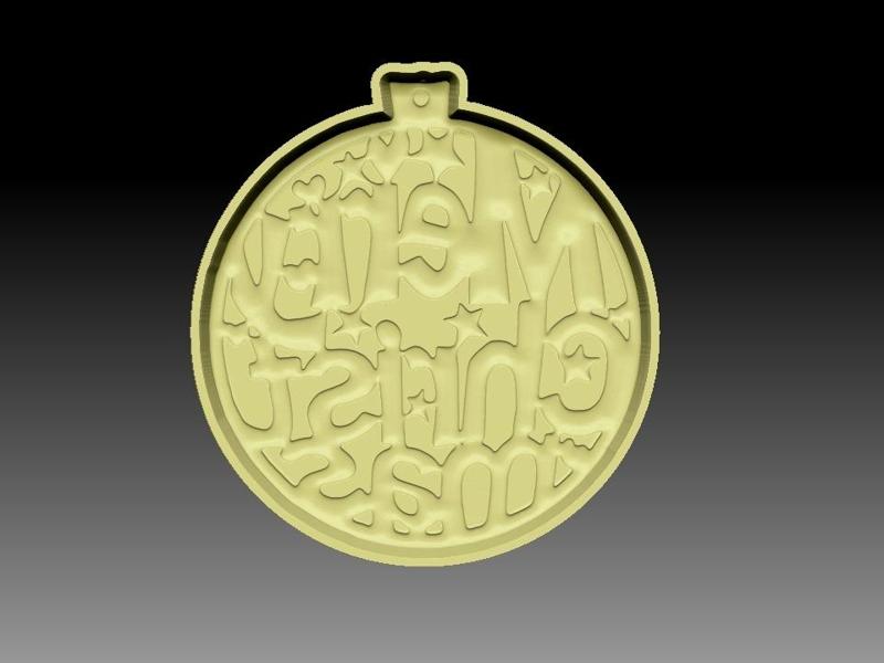 MERRY CHRISTMAS SPHERE BATH BOMB MOLD