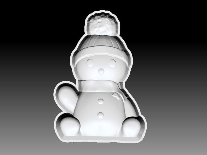 SNOW BOY BATH BOMB MOLD