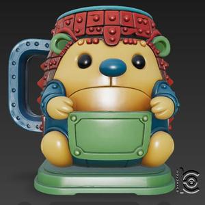 Warbear Tankard - Armored Mug Holder fo
