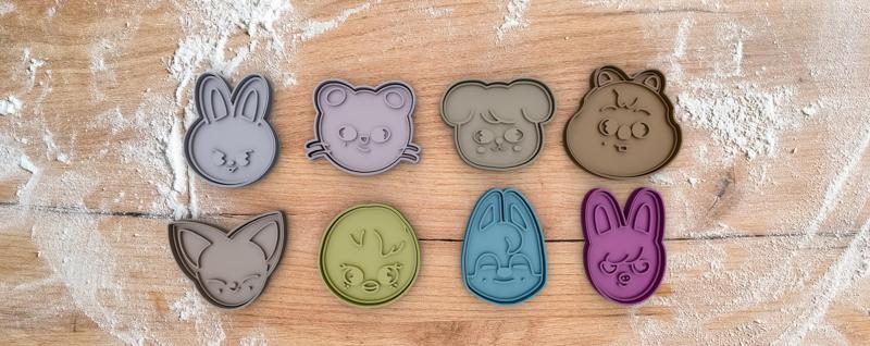 8 cookie cutter pack from Skzoo