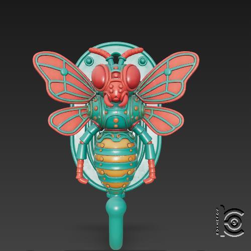 Hivewing Hook - Cyber Bee Queen STL