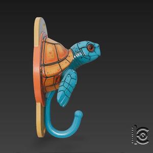 Shellport Hook - Mech Turtle Wall STL