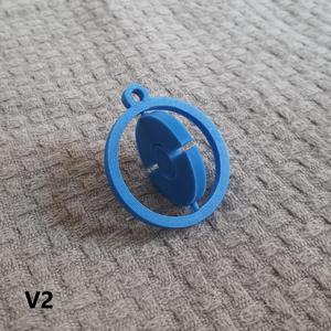 Rotating Pokestop Keychain