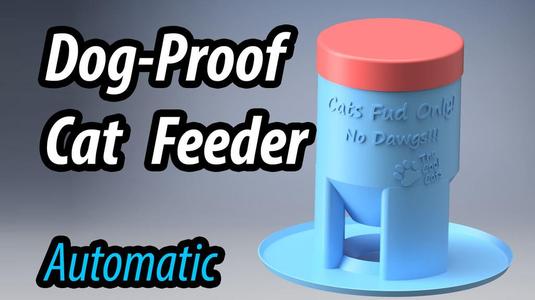 Dog-Proof Cat Feeder