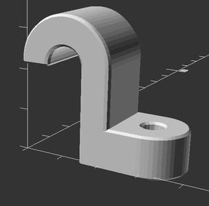 Anet A8 frame mounting clamp