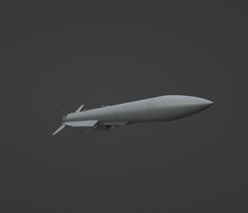 METEOR air-to-air missile, scale 1/32, 1/48