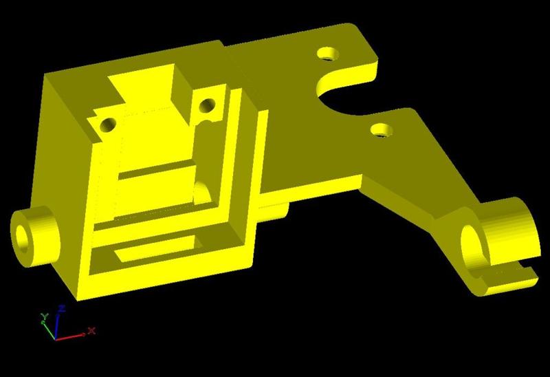 CR-10 Filament Sensor & Guide, Cable Strain Relief