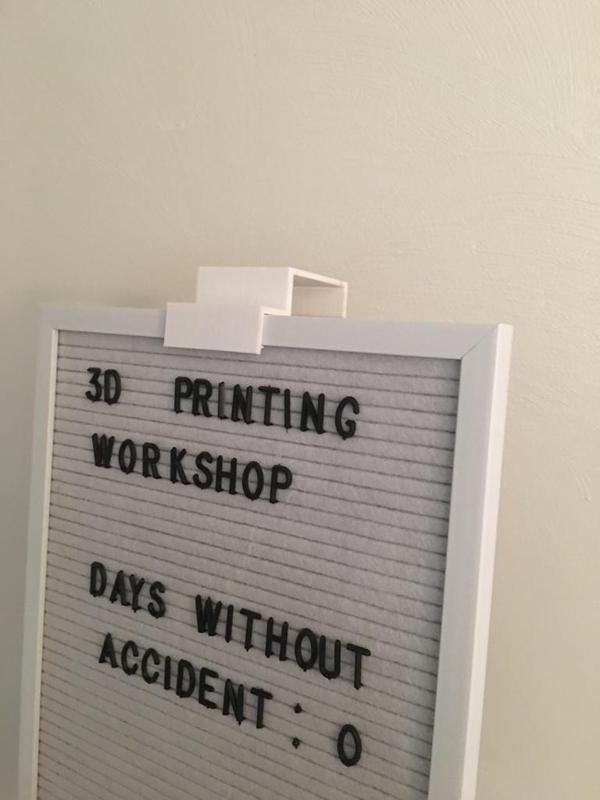 Cafe Letter board Cubical mount