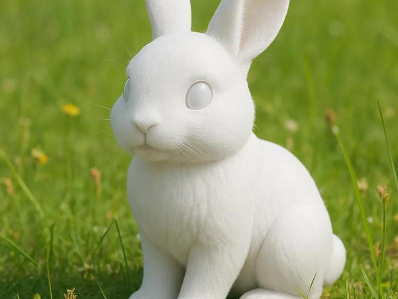 Cute 3D Bunny  Perfect for Easter, Decoration