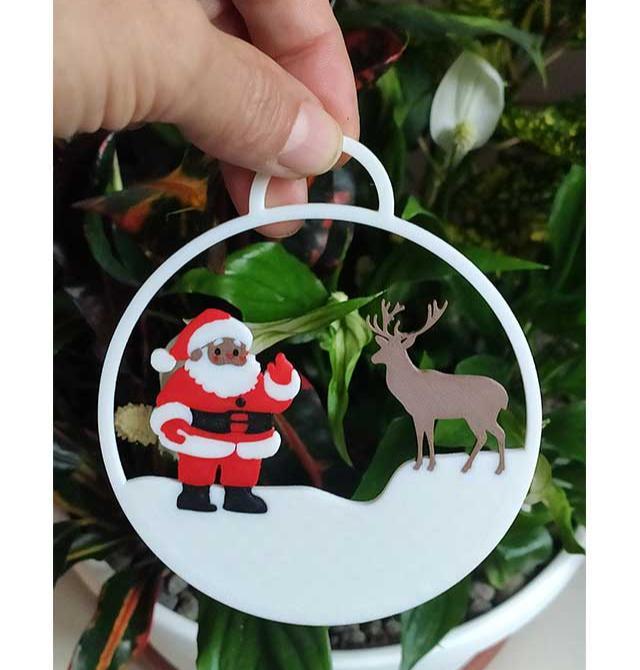 Christmas decoration Santa Claus Reindeer