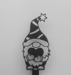 Gnome to the garden or top cake with Heart