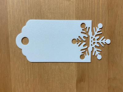Snowflake Gift Tag