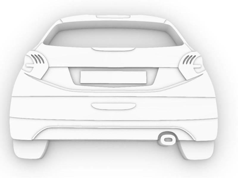 Keychain Peugeot 208 2015